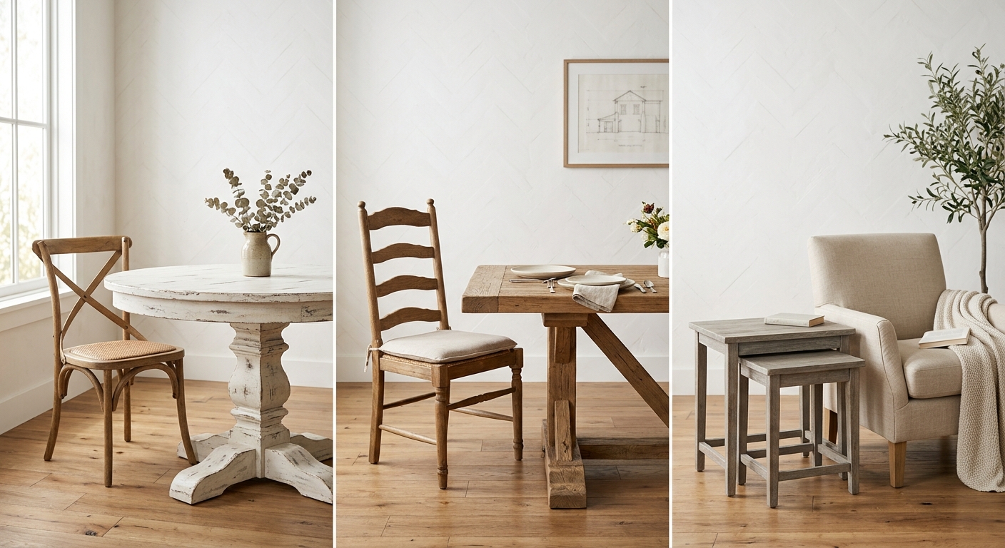 Choosing the right farmhouse table